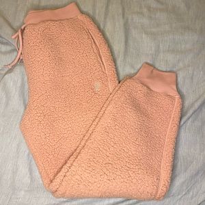 Victorias Secret PINK sherpa joggers